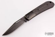 Slipjoint - Black Tumbled Blade/Bolsters and Carbon Fiber