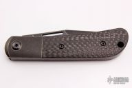 Slipjoint - Black Tumbled Blade/Bolsters and Carbon Fiber