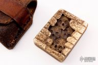 Moose Antler Skull Cache Worry Stone