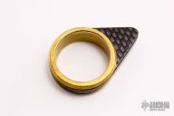 Tactical Ring - Carbon Fiber and Brass