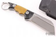 Ring Butcher - Black G-10 and Thunderstorm Kevlar