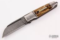 Mini Butcher - Damascus and Mammoth Ivory