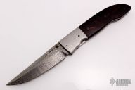 Damascus and Ironwood Linerlock