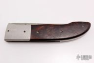 Damascus and Ironwood Linerlock