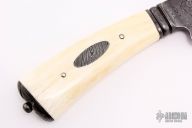 Integral Gaucho Bowie - Damascus and Walrus Ivory