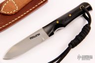 Model 10-3" Salt Fisherman and Household Utility - Black Linen Micarta