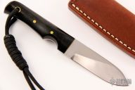 Model 10-3" Salt Fisherman and Household Utility - Black Linen Micarta