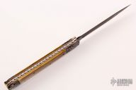 14" Ice Pick - Damascus and Mammoth