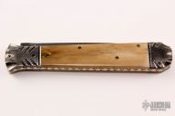 14" Ice Pick - Damascus and Mammoth