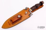 Carved Damascus Dagger