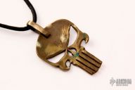 Red Bronze Punisher Pendant