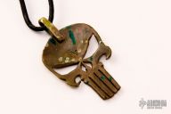 Red Bronze Punisher Pendant