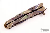 Damascus Hawkbill Balisong