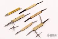 5 Antique Gold Slipjoints