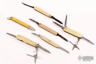 5 Antique Gold Slipjoints