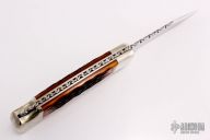 Buck 110 - Auto Conversion - 50 Year Commemorative - Jigged Bone