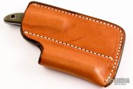 Cayenne with Mosaic Pin and Leather Pocket Sheath