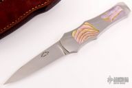 Bird Knife - Abalone Inlays