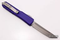 123-9CCPU Ultratech T/E Contoured Purple Bead Blast Full Serrated