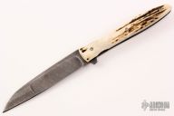 Large Stag Linerlock Flipper