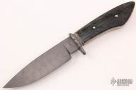 Damascus and Mammoth Ivory Hunter