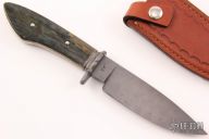 Damascus and Mammoth Ivory Hunter