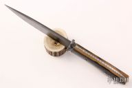 Damascus and Mammoth Ivory Hunter