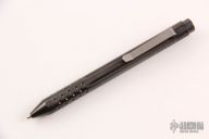 Fluted Zirconium Clicker Pen