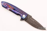 Damascus and MokuTi Rockeye Flipper