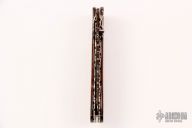 Damascus and Cocobolo Linerlock