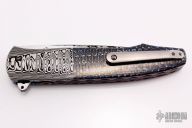 L20 Flipper - Damasteel and Carbon Fiber