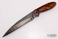 Damascus and Burl Wharncliffe