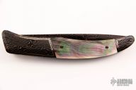 Damascus and Black Lip Pearl Auto