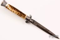 Damascus and Stag Swivel Bolster