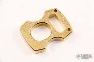 Standard "Native" Brass .375" Cypop - Hammered and Polished