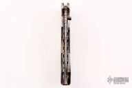 Damascus and Black Lip Pearl Linerlock