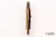 Damascus and Horn Swivel Bolster