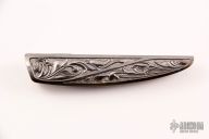 Engraved Damasteel Front Flipper