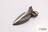 Damascus Arrowhead Pendant