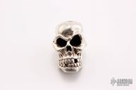 Silver Skull Bead