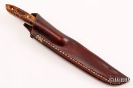 Wharncliffe Damascus Fixed Blade 