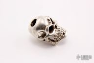 Silver Skull Bead