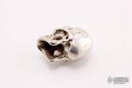 Silver Skull Bead