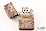 .950 Sterling Silver Zippo - Engraved