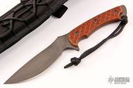 Nyx - Black / Brown w/ Black Nylon Sheath