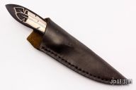 Small Fixed Blade - Silver Feather Inlays