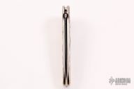 Engraved Damascus lockback - Julie Warenski