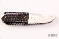 Damascus and Pearl Linerlock