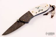 Damascus and Pearl Linerlock