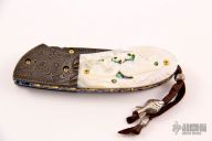 Damascus and Pearl Linerlock